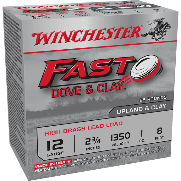 Winchester Fast Dove and Clay 12 gauge ammo