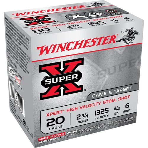 Winchester Xpert small game steel 20 gauge game and target ammo