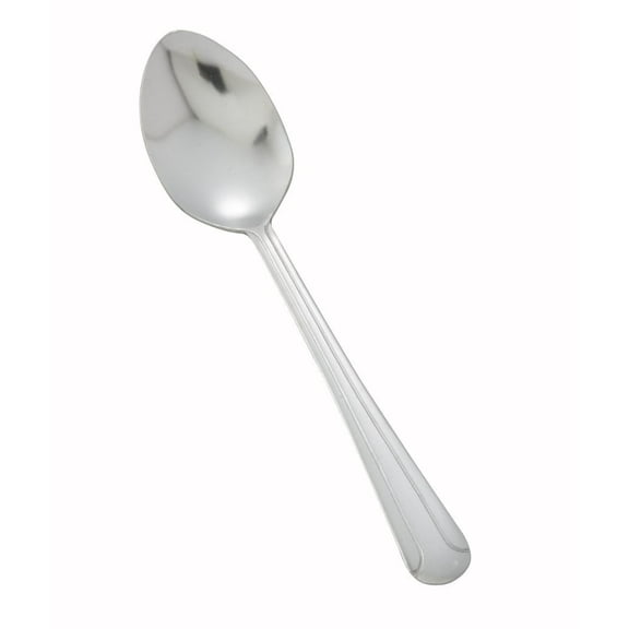 Winco 0001-10, Dominion Medium Weight Tablespoon, 18/0 Stainless Steel, Vibro Finish, 12/Pack