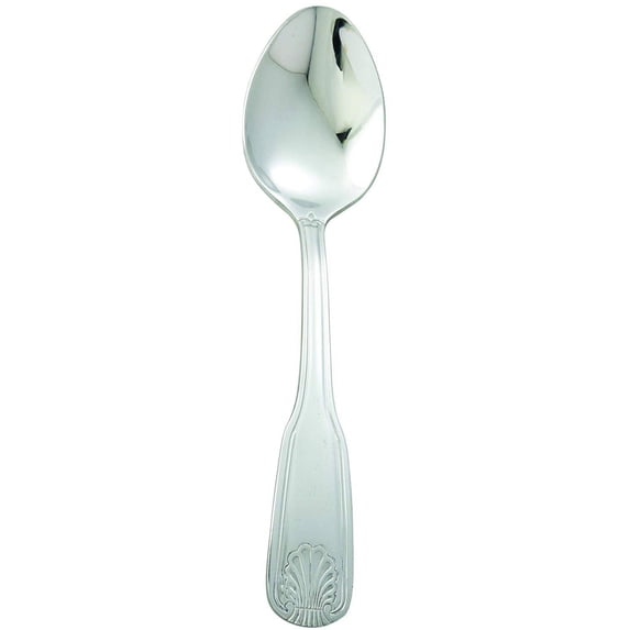 Winco 0006-10 12-Piece Toulouse European Table Spoon Set, 18-0 Extra Heavy Weight Stainless Steel