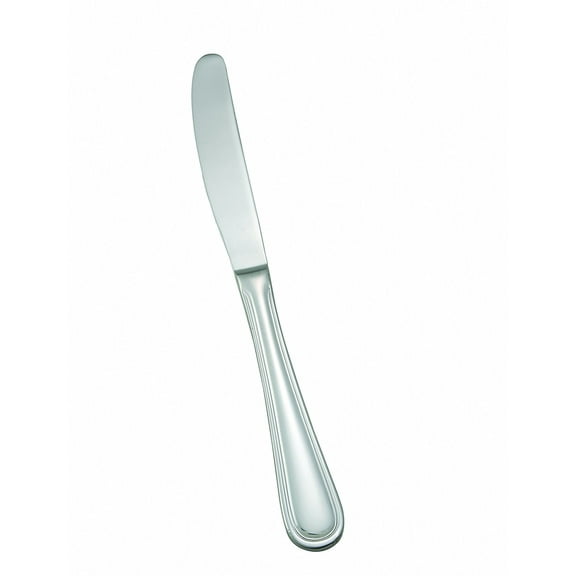 Winco 0030-15, Shangarila Extra Heavyweight Table Knife, Hollow Handle, 18/8 Stainless Steel, Mirror Finish, 12/Pack
