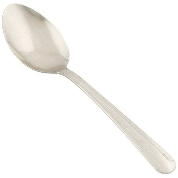 Winco 0081-02 Medium Weight 18/0 Stainless Steel Dominion Teaspoon, Packof 24