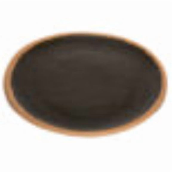 Winco P-101-BR 10.5 in. Brown Melamine Round Dinner Plate, G.E.T. Pottery Market Glazed