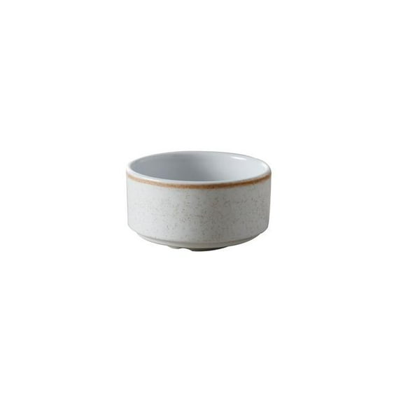 Winco PA1605905124 11 oz Stackable Soup Cup, 4 in. Dia. - G.E.T. Artisan Beige - 1 Dozen