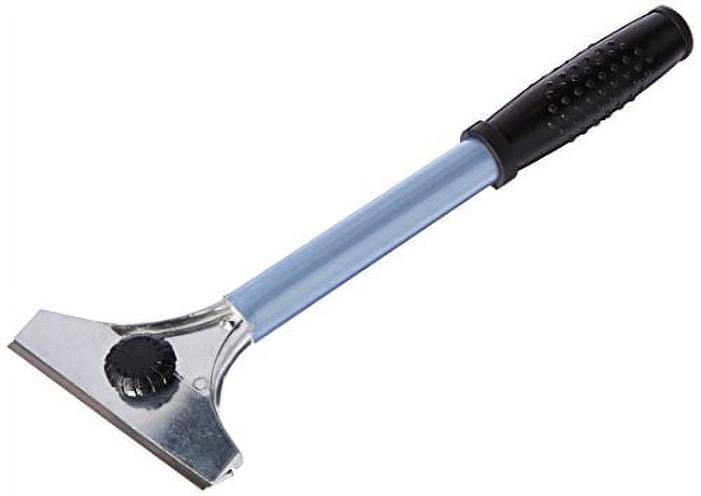Winco 12-Inch Grill Scraper with 4-Inch Stainless Steel Blade and Rubber Handle