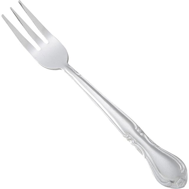 Winco 12Piece Elegance Oyster Fork Set, 180 Stainless Steel, Silver