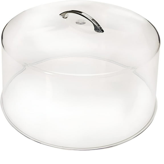 Winco 12" Round Acrylic Cake Stand , Smooth