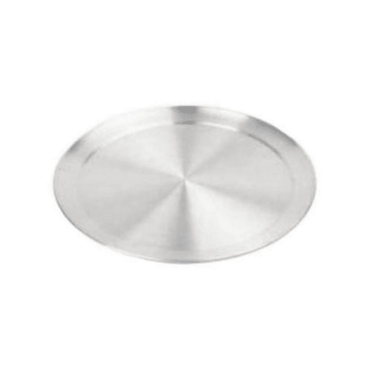 14-Inch Silver Aluminum Wide Rim Pizza Pan