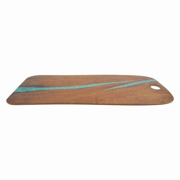 Winco LP204 15 in. Lapis Cherry with Turquoise Melamine Board - Medium - 15 x 8.75 x 0.5 in. - G.E.T, Cheforward - Each 12