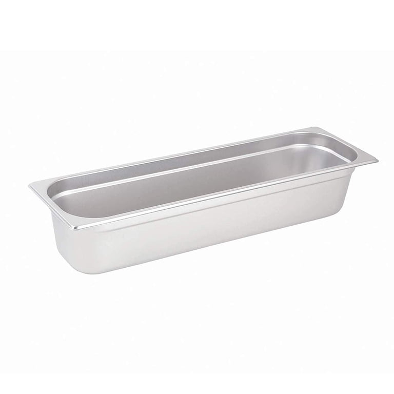 Winco ** Straight-Sided Steam Pan Half Size, 1-1/4″, 25 G – CHEF's DEPOT