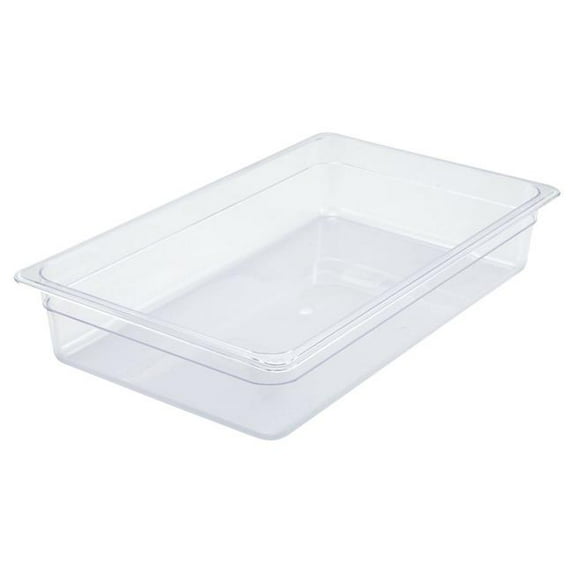 Winco SP7104 Polycarbonate Food Pan, Full-Size - 3.5 in.