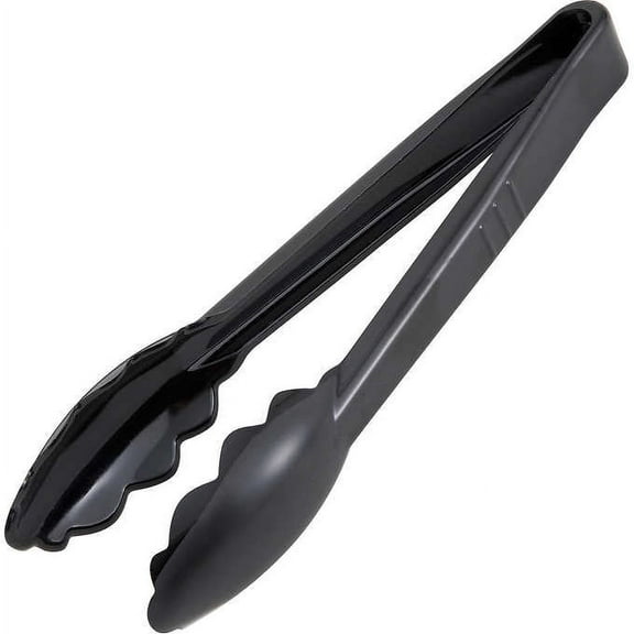 Winco 9'' Polycarbonate Tongs - 6 Pack