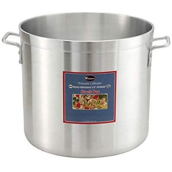 Winco ALHP-120 6.0mm Aluminum Stock Pot, 120-Quart