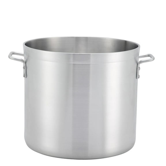 Winco ALHP-40, 40-Quart 14.4-Inch High Extra-Heavy Aluminum Stock Pot with 14.6-Diameter, NSF