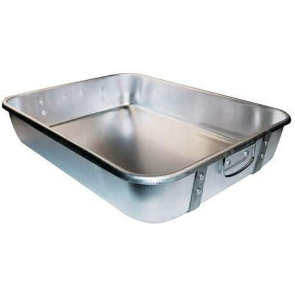 Winco ALRP-1824 Heavy-Duty Double Roaster with Straps & Handles, Aluminum