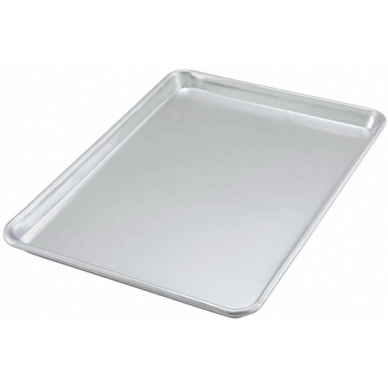 M.v. Trading Commercial Grade Half Size Aluminum Baking Sheet Pan with 2 Snap-tight Plastic Lid Covers, 13 x 18, Set of 2, NSF Approved