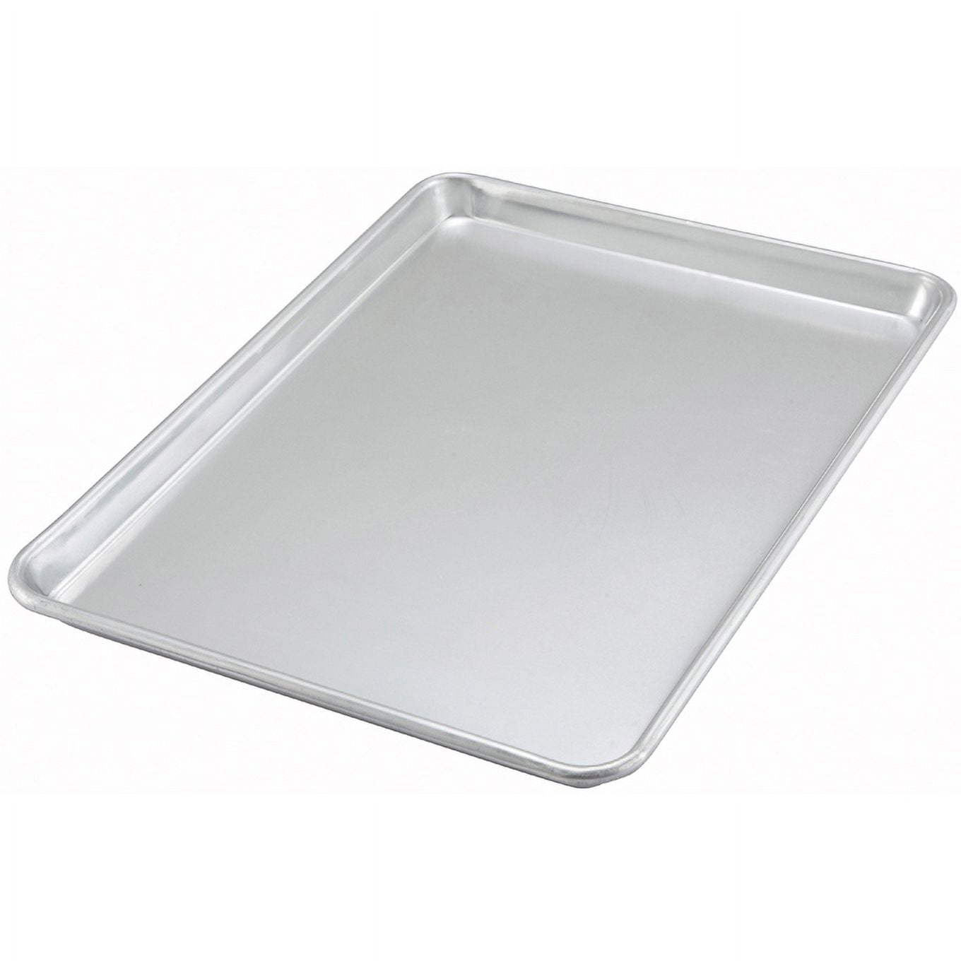 Baker's Mark Half Size Non-Stick 18 Gauge 13 x 18 Wire in Rim Aluminum  Sheet Pan with Stainless Steel Footed Cooling Rack