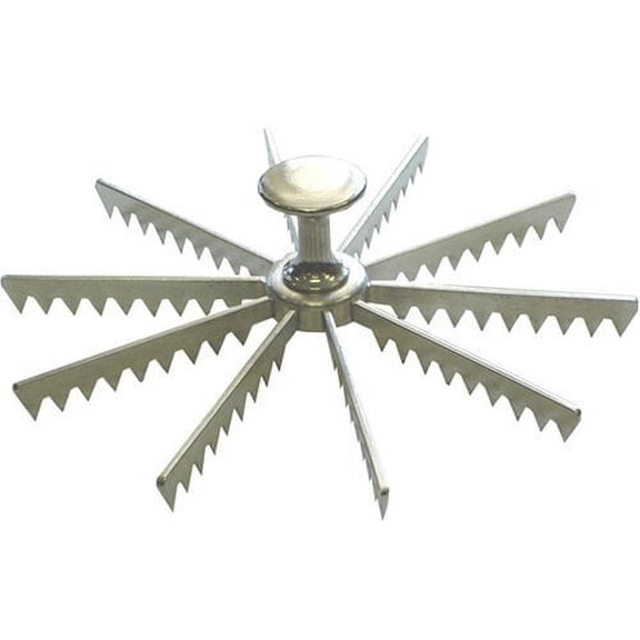 Winco APM-10 Aluminum 10 Cut Cake/Pie Marker