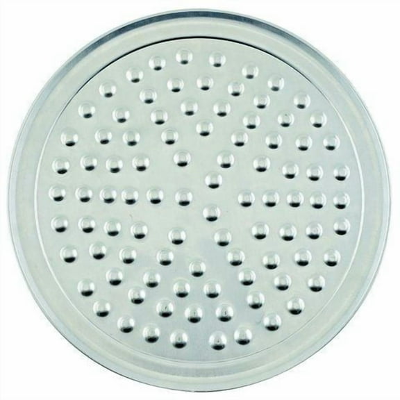 Winco APZN-6, Aluminum Wide Rim Pizza Tray with Nibs, 6"
