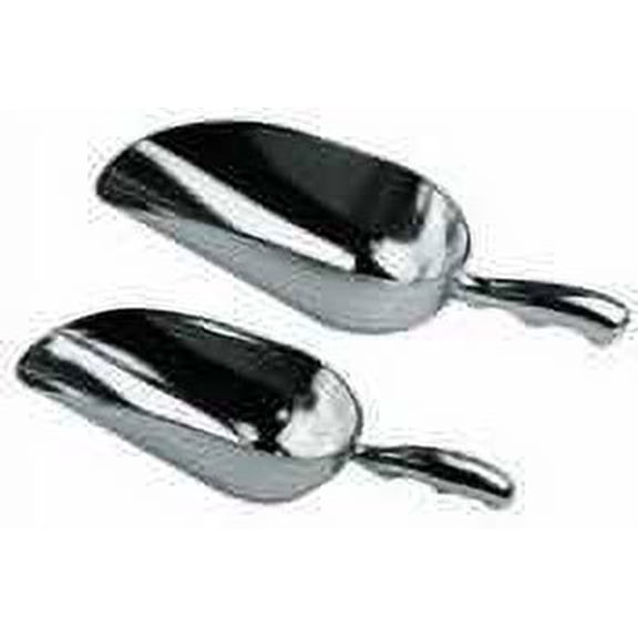 Winco AS-12 Aluminum Utility Scoop, 12-Ounce 2-Pack