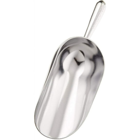 Winco AS-12 Aluminum Utility Scoop, 12-Ounce, Medium,