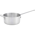 thumbnail image 1 of Winco ASP-10, 10-Quart 11-1/2" x 5-3/4" Aluminum Sauce Pan with Helper Handle, Commercial Grade Stewpan, Saucepan with Metal Handle, 1 of 1