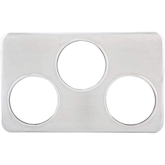 Winco Adaptor Plate with Three 6-3/8-Inch Holes