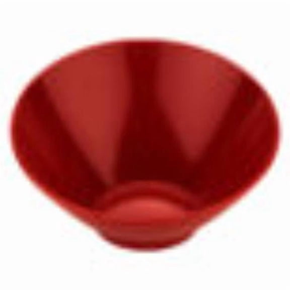 Winco B-792-CR 24 oz - 1.3 qt. Rim-Full - 9.25 in. Cascading Bowl, 4.75 in. Deep - Cranberry