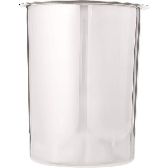 Winco BAM-2, 2-Quart Stainless Steel Bain Marie, 4.8-Inch Diameter x 6.75-inch High