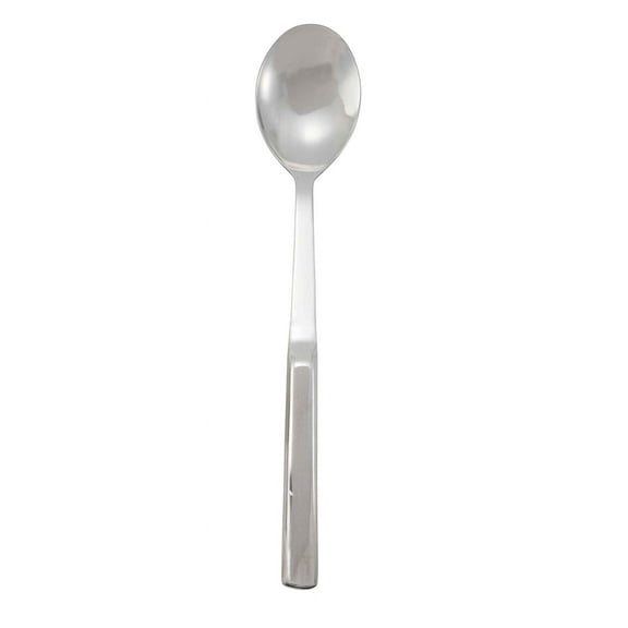 Winco Stainless Steel Solid Serving Spoon, 11-3/4-Inch