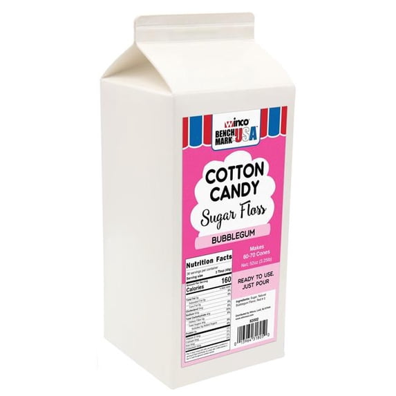Winco 82002CS Benchmark 3.25 lbs Cotton Candy Floss - Bubblegum - 6 Per Case