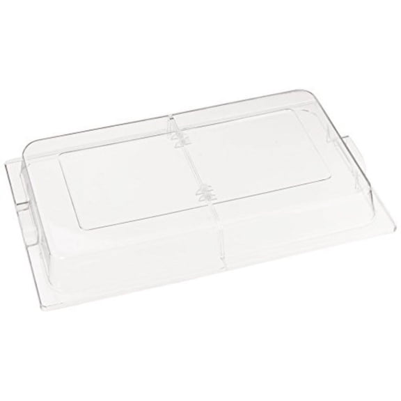 Winco C-DPFH Polycarbonate Dome Hinged Cover, Full Size