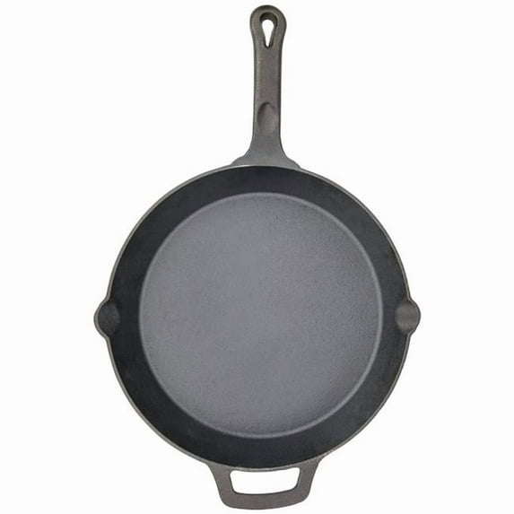 Winco CAST-12, 12-Inch Dia FireIron Cast Iron Skillet
