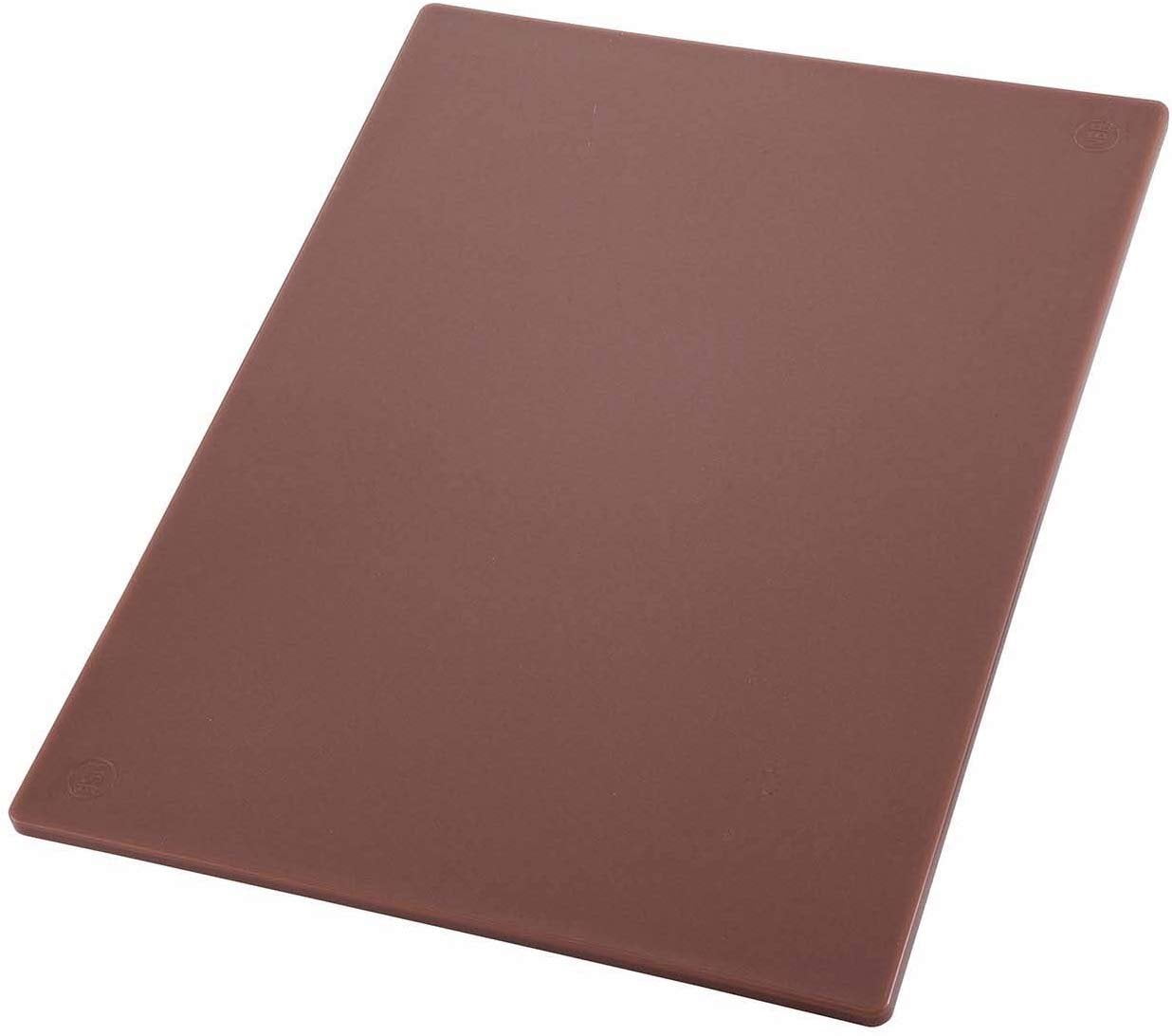 Winco - CBBN-1520 - 15 in x 20 in x 1/2 in Brown Cutting Board 