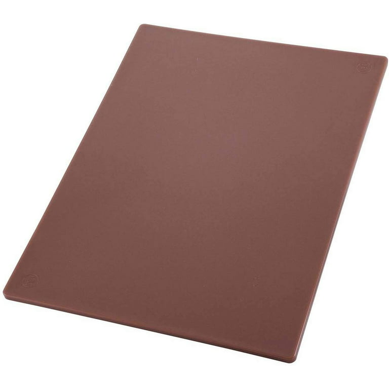 Winco - CBBN-1520 - 15 in x 20 in x 1/2 in Brown Cutting Board 