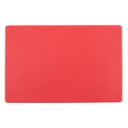 Winco - CBRH-1218 - 12 in x 18 in x 3/4 in Red Cutting Board