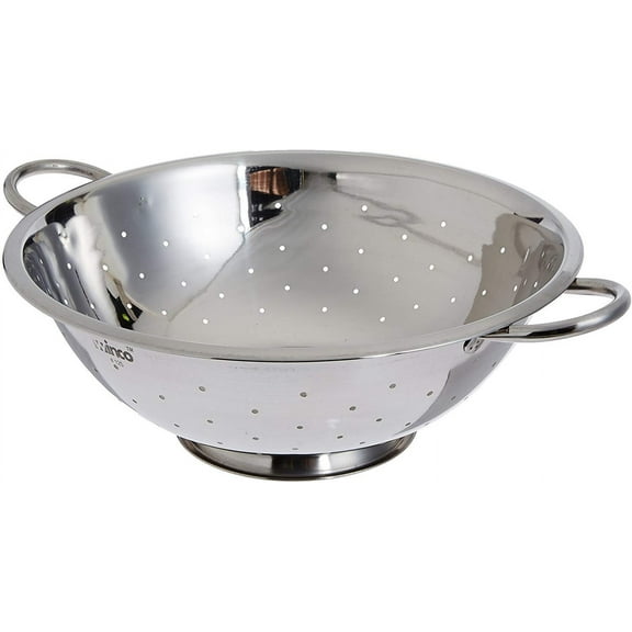 Winco COD-8 Stainless Steel Colander with Base, 8-Quart