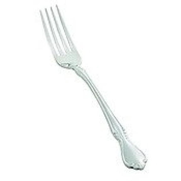 Winco Chantelle 12-Piece Table Fork Set, European, 18-8 Stainless Steel