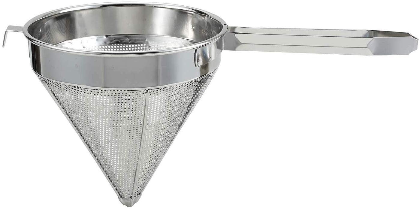 10-Inch Stainless Steel Coarse Mesh China Cap Strainer