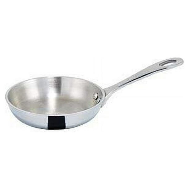 Winco DCFP-4S 5-Ounce Mini Fry Pan 4" All Stainless Steel - 1 Each