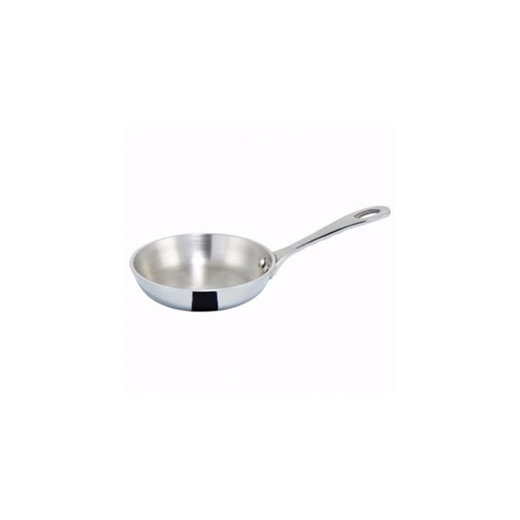 Winco DCFP-4S 5-Ounce Mini Fry Pan 4" All Stainless Steel - 1 Each