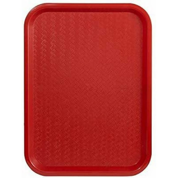 Winco FFT-1216R Red Fast Food Tray, Set of 6