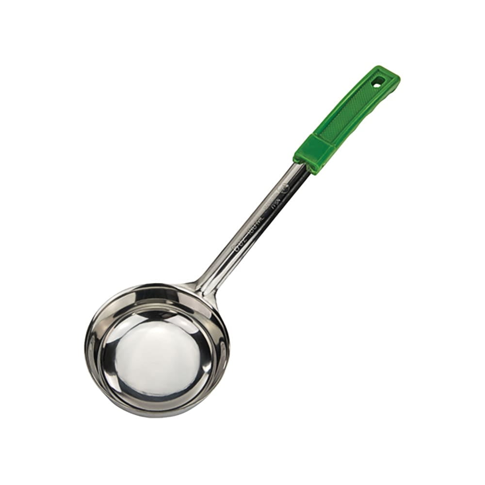 Winco FPSN-6, 6 Oz Stainless Steel Solid Food Portioner, Green, NSF
