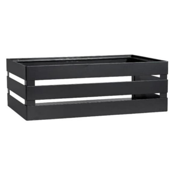 Winco FB-FULL-MG Full Size Metal Grey Crate Frame, 21.5 x 13.25 in., 7.5 in. Tall