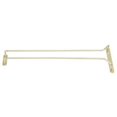 thumbnail image 1 of Winco GH-16, 16-Inches Brass Plated Wire Hanger Rack, Single Channel Bar Glass Holder, Stemware Rack, 1 of 1