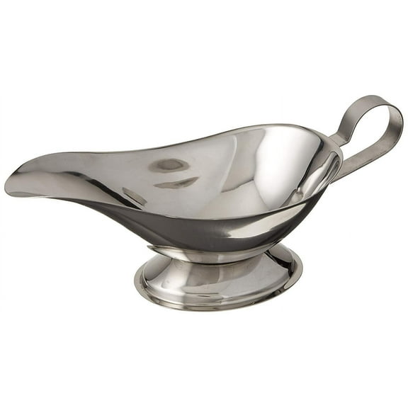 10oz Gravy Boat, Stainless Steel