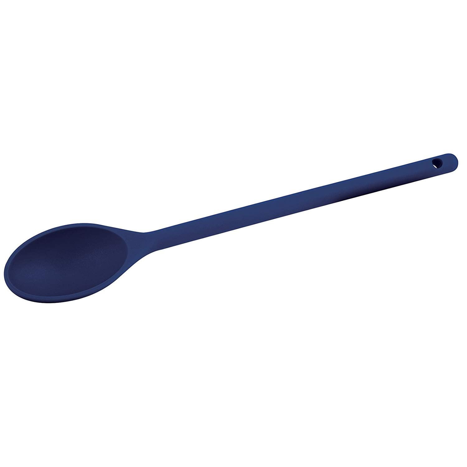 Pampered Chef Blue Nylon Slotted Spoon 12 3/4” Heat Resistant Pre