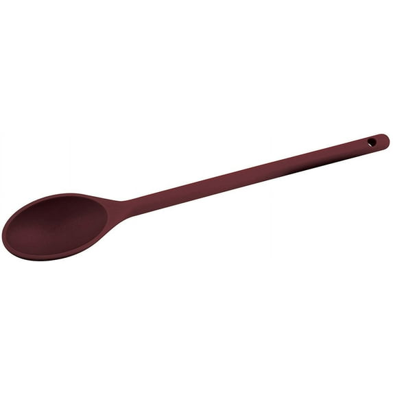 Winco High Heat Nylon Spoon, Kitchen Cooking Mixing Stirring Spoon 14-3/4 Inch, Red