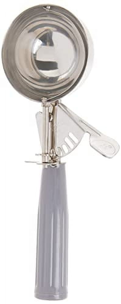 Winco ICOP-30 Black Size 30 Ice Cream Disher with One-Piece Handle