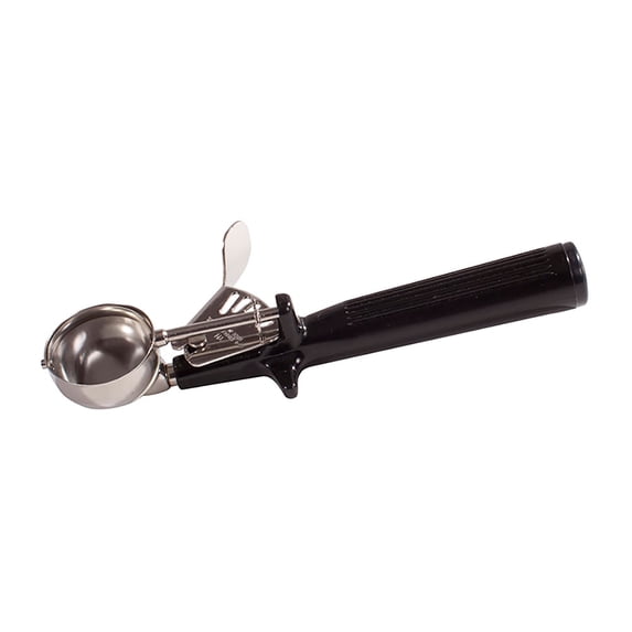 Winco ICOP-30 1-Pc 1 Ounce #30 Disher with Black Handle